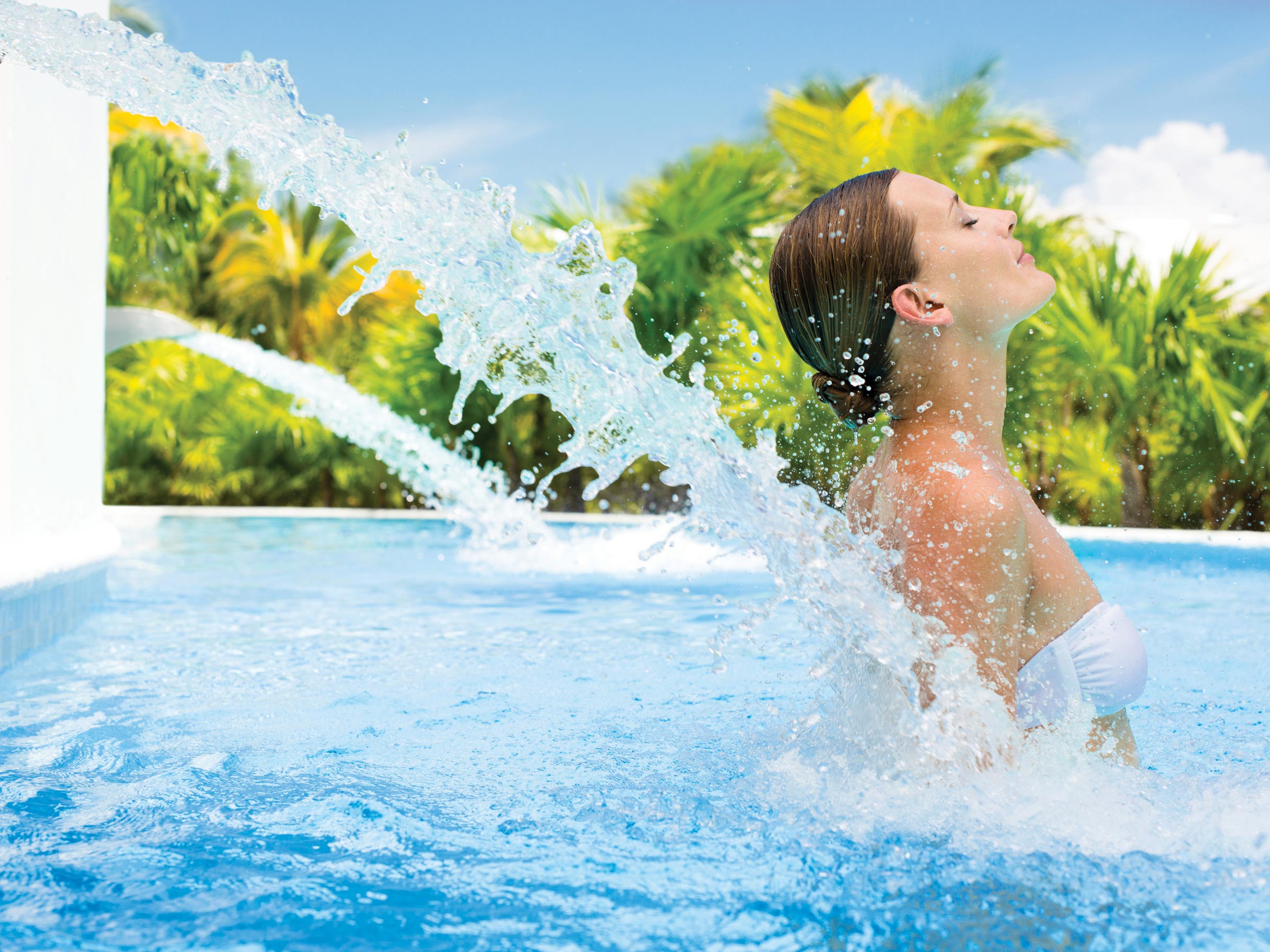 Centre de villégiature à Playa Mujeres avec spa hydrothérapeutique