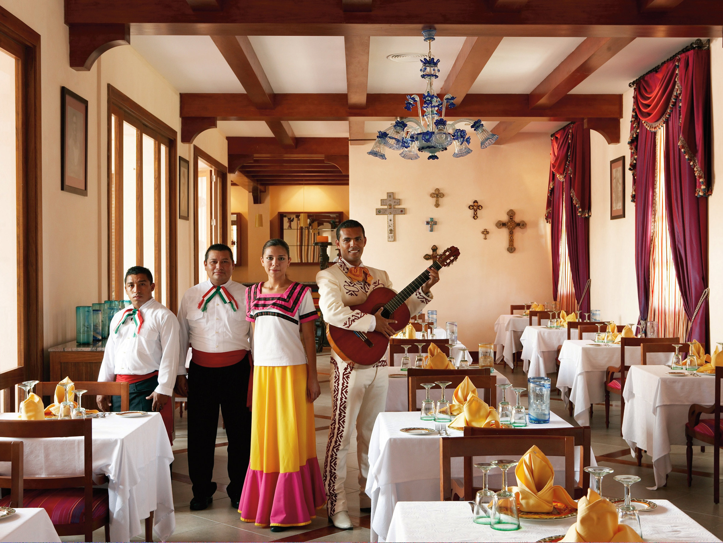 Restaurant mexicain en centre de villégiature à Cancun