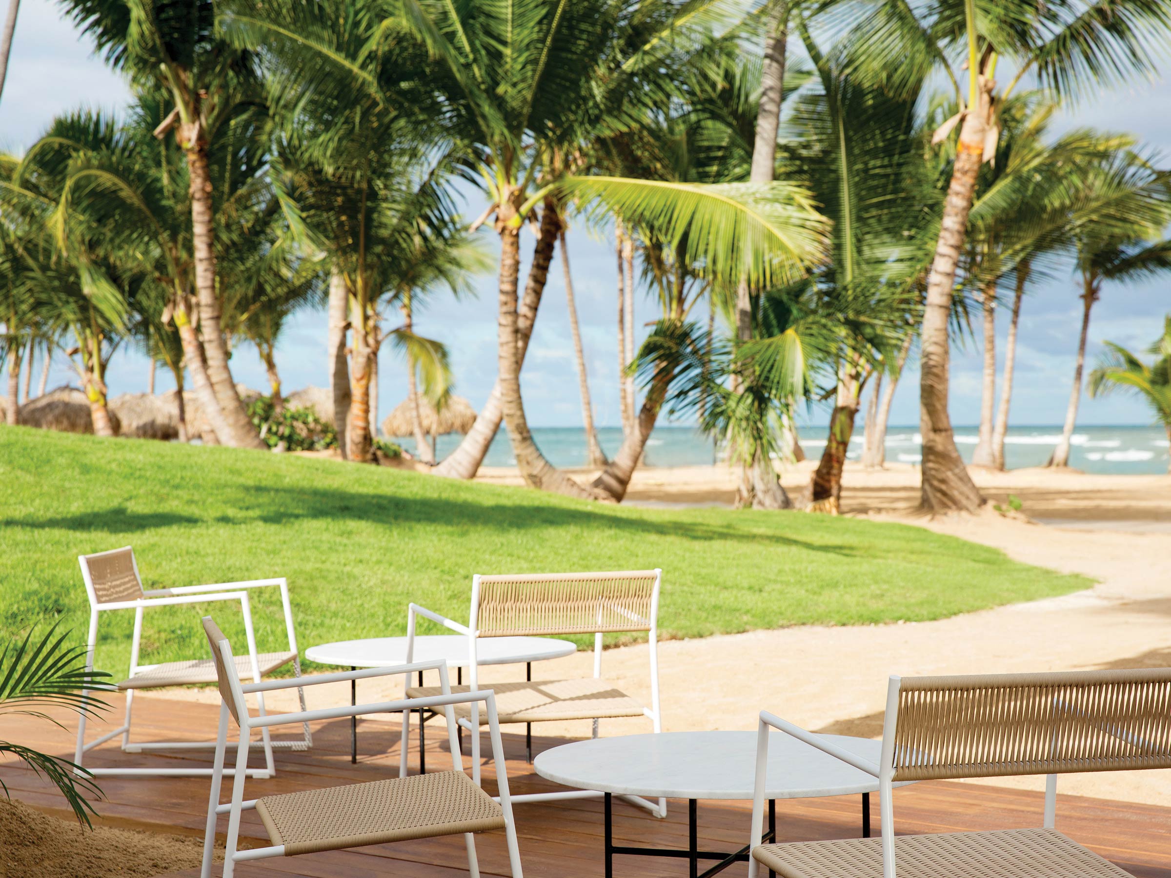 Bar en bord de mer à Punta Cana en République dominicaine