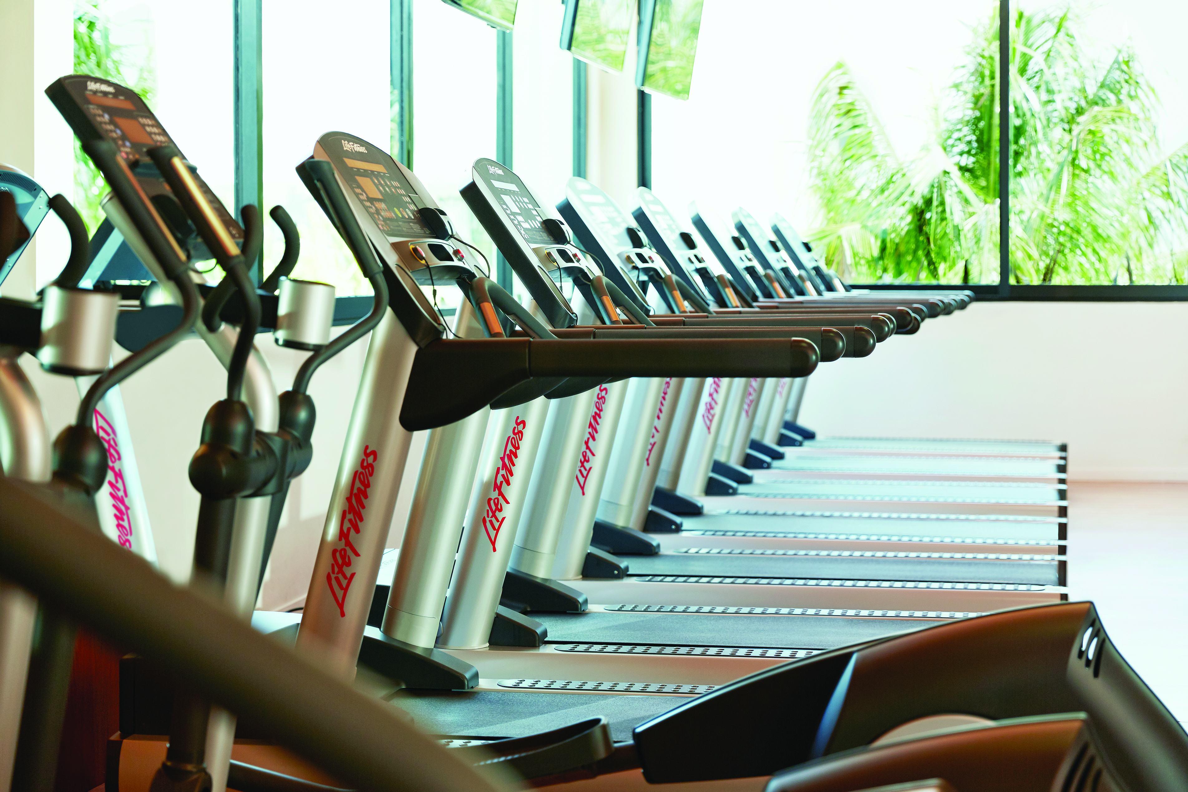 Gym dans un centre de villégiature sur la Riviera Maya