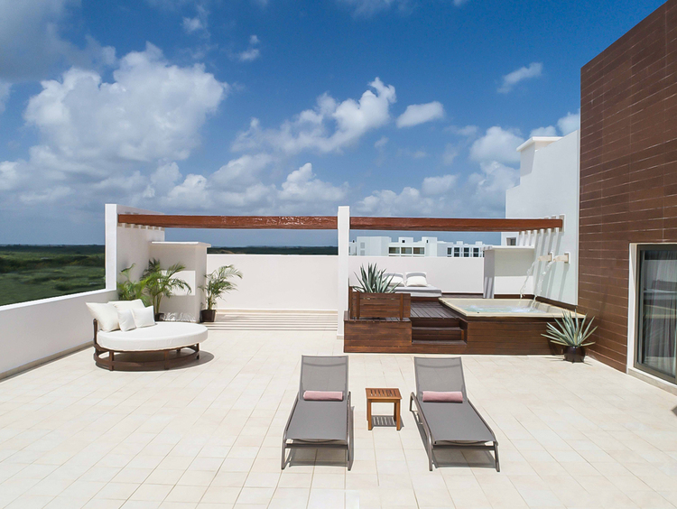 Habitación con Jacuzzi en Playa Mujeres México